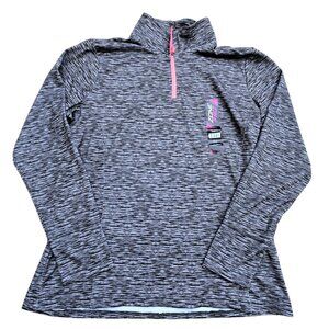 Zone Pro Gray Active Long Sleeve Pullover Jacket - Large